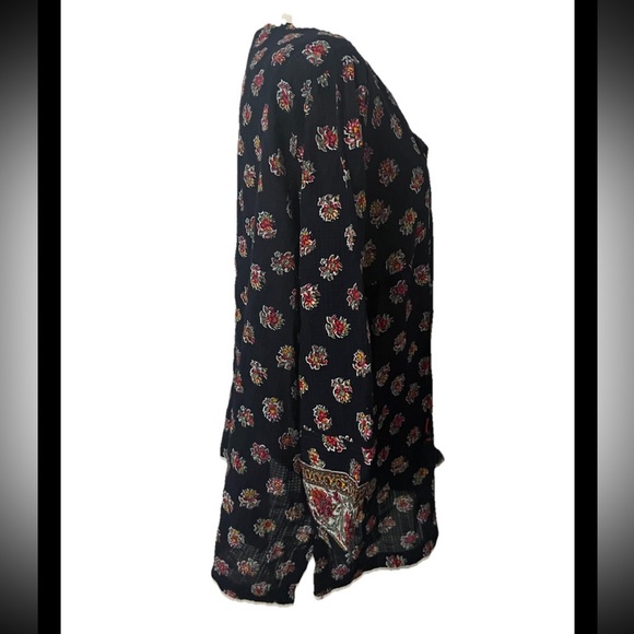 NWT Loft Plus Bloom Split Neck Tassel Tie Tunic 18 - Picture 6 of 6